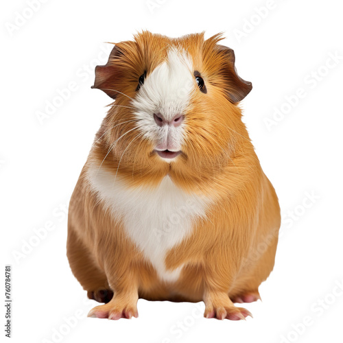 Guinea pig on white background,png