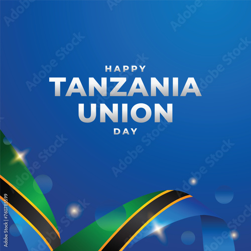 Tanzania Union day design illustration collection