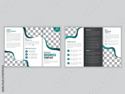 Professional corporate modern multipurpose tri-fold brochure design