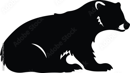 binturong silhouette