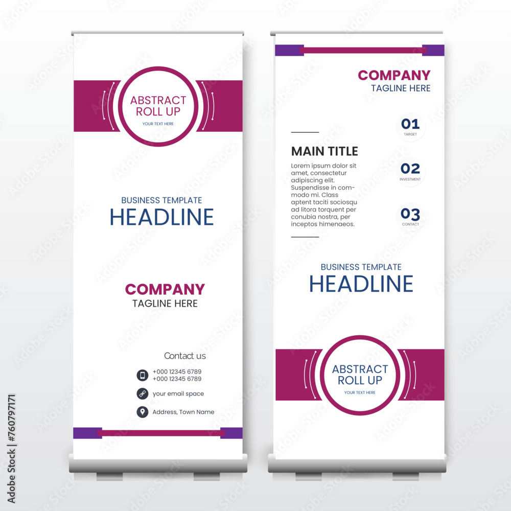 Rollup Banner Template Rollup Banner Template