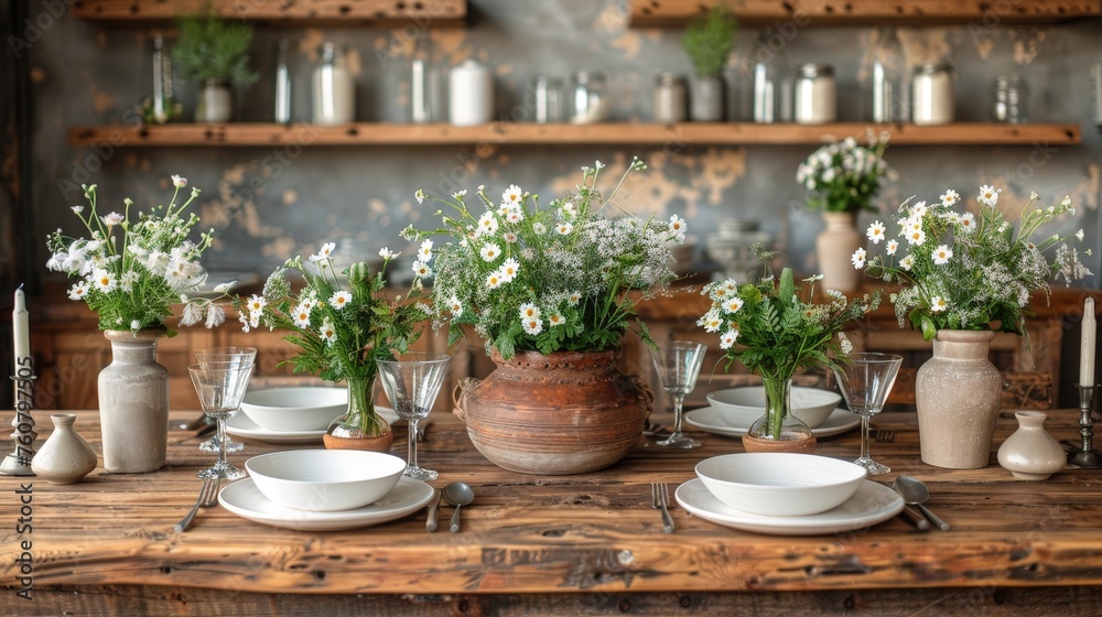 Cozy Atmospheres: Rustic Charm in Top Table Decor