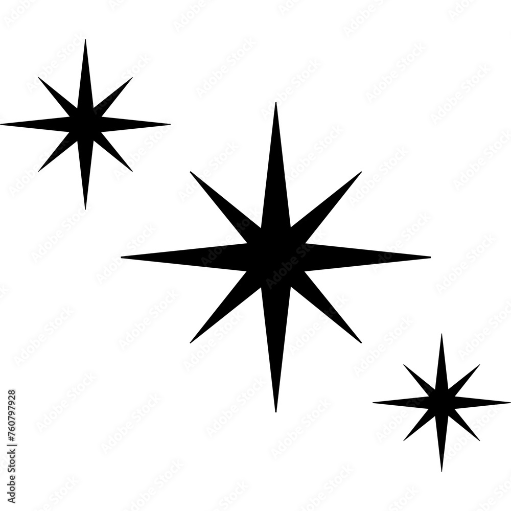 Sparkle star icons. Shine icons. Bling Bling, Stars sparkles vector Sparkle star icons. Shine icons. Bling Bling, Stars sparkles vector