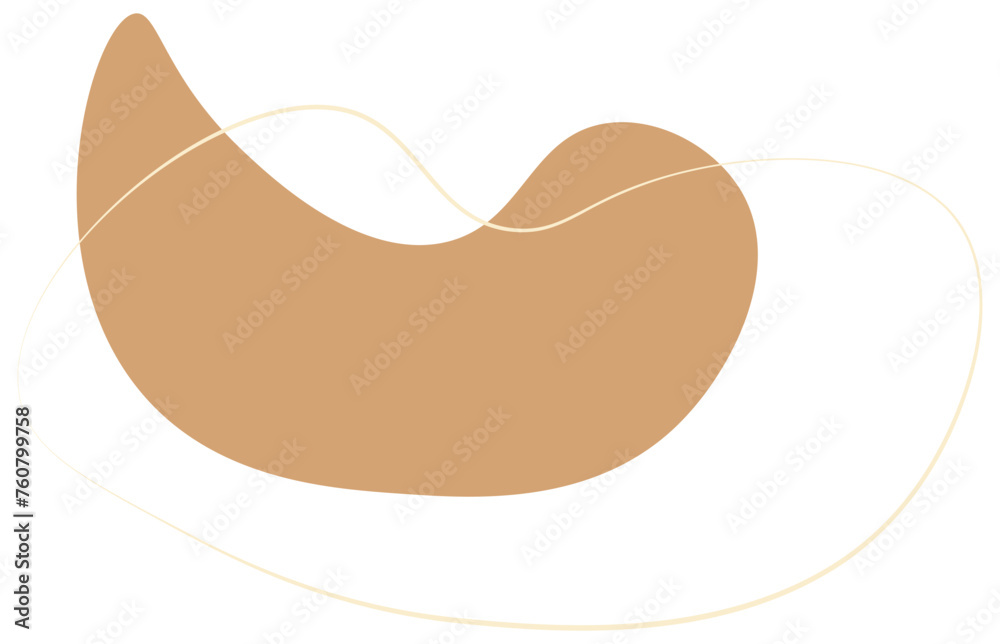 Abstract shape style, nature organic. Vector illustration. Abstract shape style, nature organic. Vector illustration.