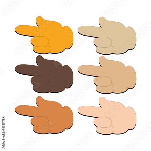 Hand with Fingers Splayed Gesture Icon. Raised hand emoji. Folded Hands sign, All skin tone gesture emoji