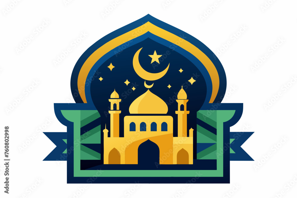 ramazan logo vector illustration 