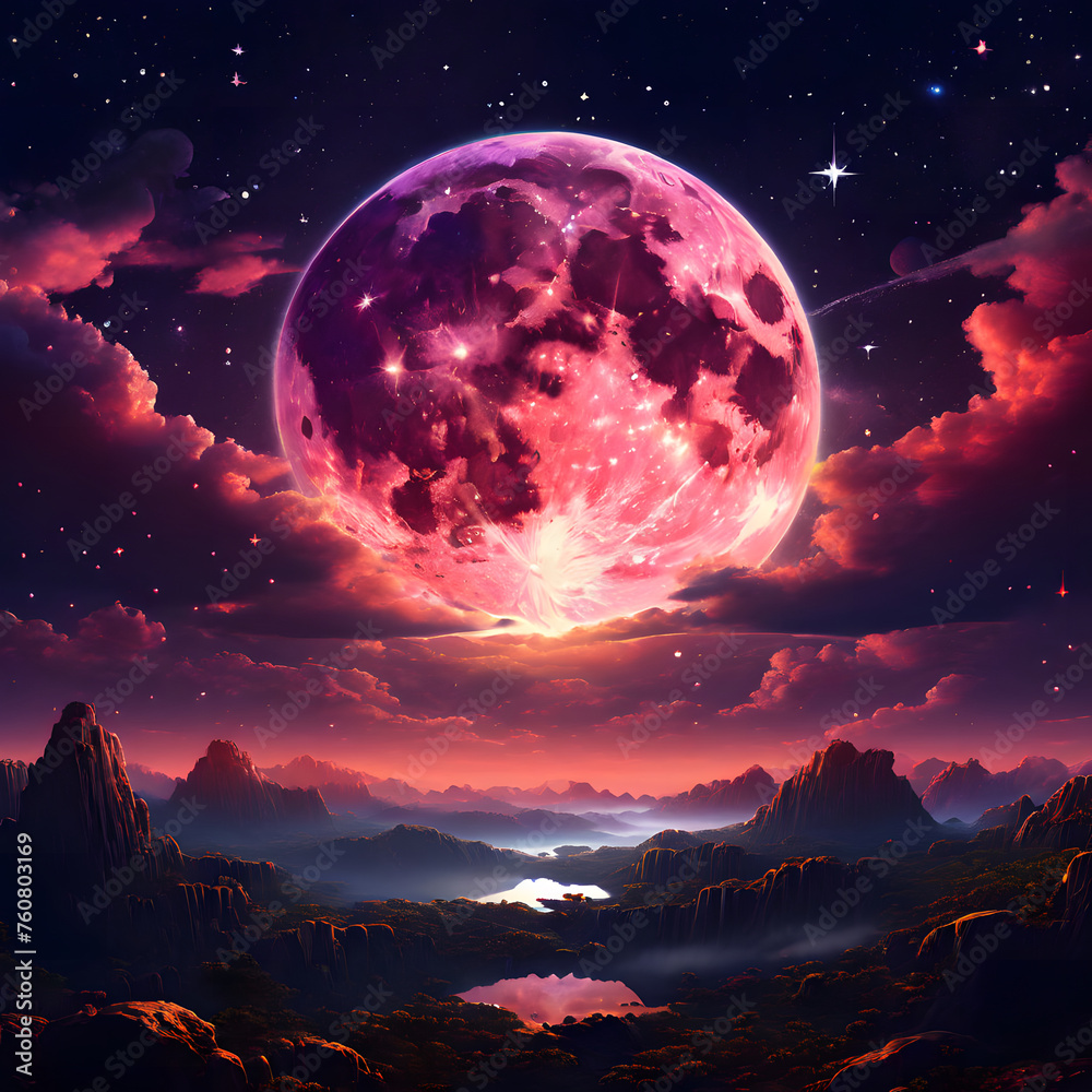 Moon Amazing View With Sky,Amazing image for your project Moon Amazing View With Sky,Amazing image for your project