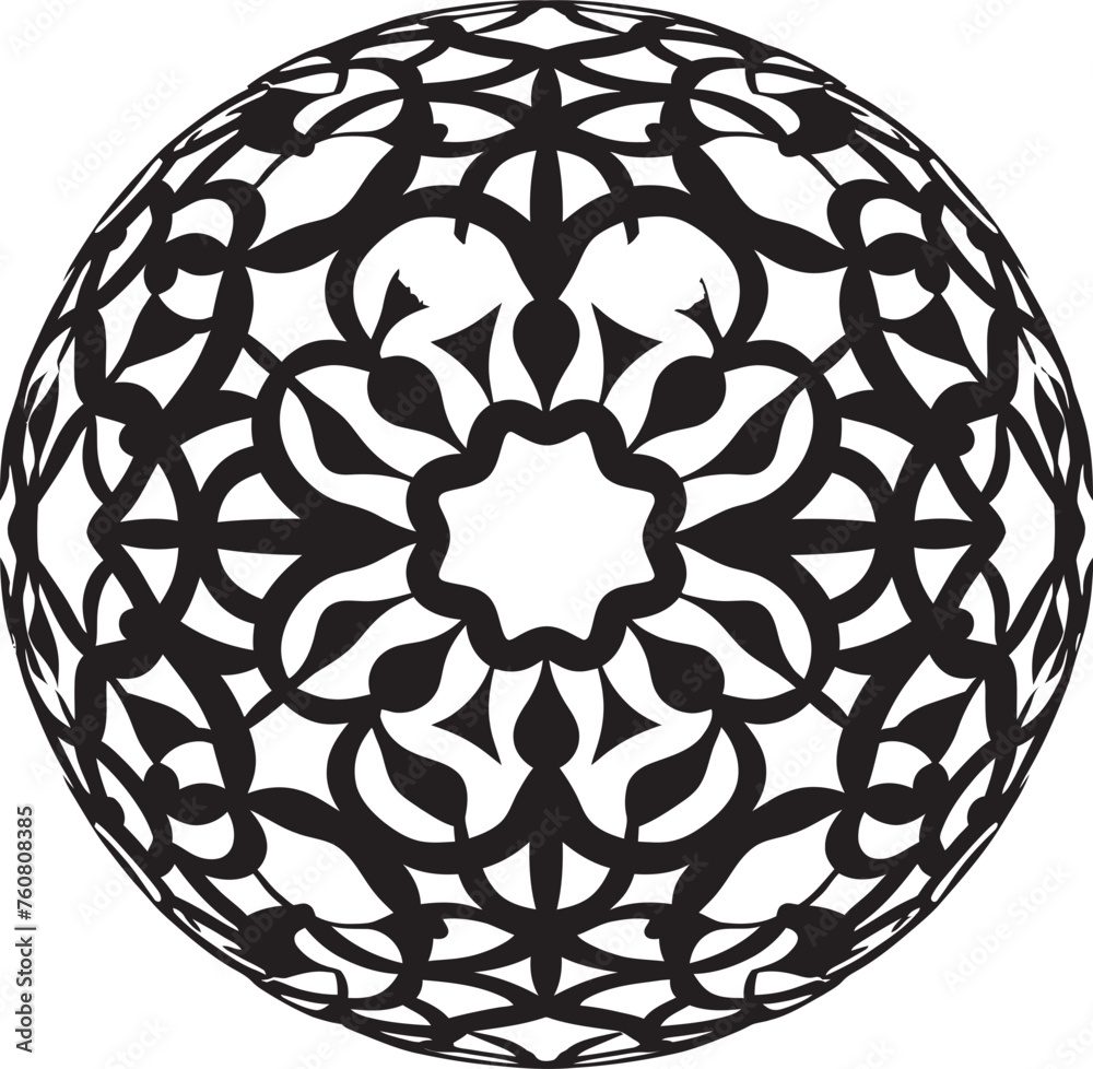 LaceSphere Elegant Ball Lace Logo LaceCraft Intricate Design Vector Icon LaceSphere Elegant Ball Lace Logo LaceCraft Intricate Design Vector Icon