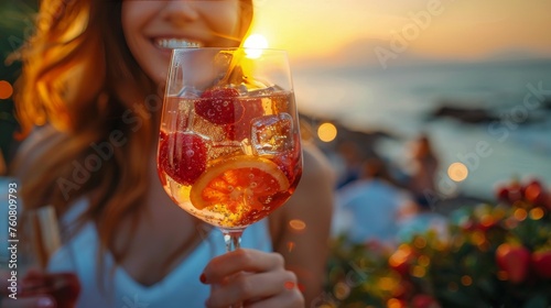 Group of People Sitting at Table With Drinks