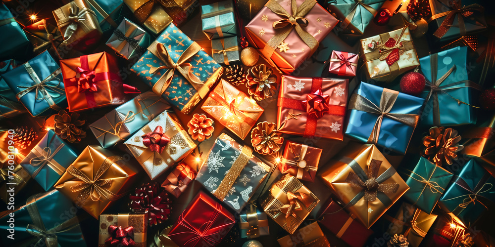 many colorful gifts from above many colorful gifts from above