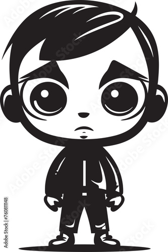 Heartbroken Hank Heartbroken Little Boy Symbol Troubled Travis Troubled Cartoon Boy Logo Design