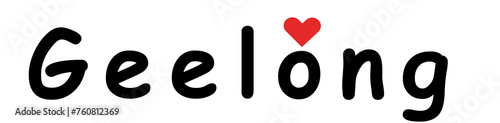 I love Geelong png photo