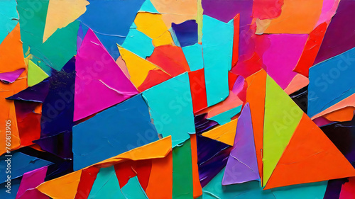 Abstract background with triangles