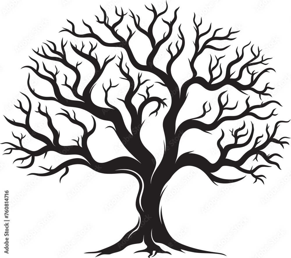 Fallow Flora Insignia Icon Depicting Desolate Wood Gaunt Growth Glyph Vector Design of Dead Tree Branch Fallow Flora Insignia Icon Depicting Desolate Wood Gaunt Growth Glyph Vector Design of Dead Tree Branch