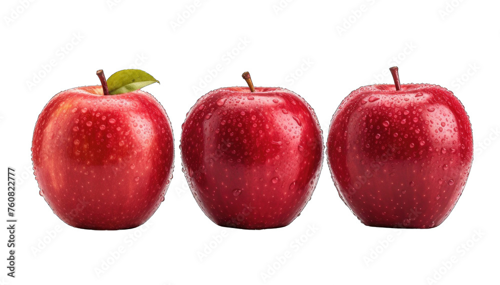 Create A High quality fresh 3 red apples Create A High quality fresh 3 red apples