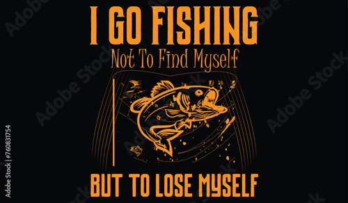 Fishing t-shirt design