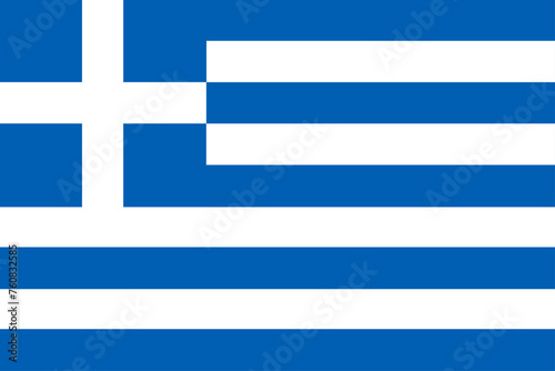Greece flag. Greek flag. Greece Day. Vector illustration