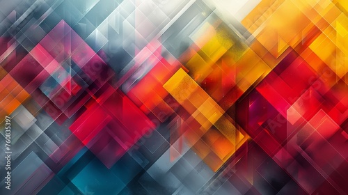 Vibrant Abstract Background With Multiple Colors