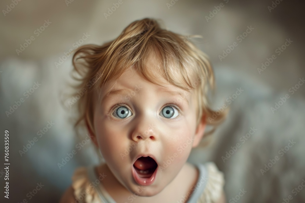 Jubilant Baby excited face. Cute adorable. Generate Ai Jubilant Baby excited face. Cute adorable. Generate Ai