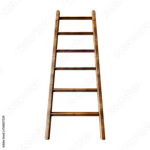 Ladder isolated on transparent background, PNG Object