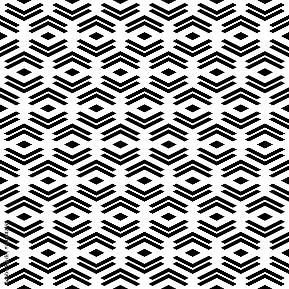Seamless pattern. Ethnic wallpaper. Geometric backdrop. Rhombuses, chevrons ornament. Shapes background. Folk motif. Digital paper, textile print, web design, abstract illustration. Vector artwork Seamless pattern. Ethnic wallpaper. Geometric backdrop. Rhombuses, chevrons ornament. Shapes background. Folk motif. Digital paper, textile print, web design, abstract illustration. Vector artwork