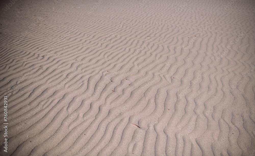 Close-up of sand in the desert, waves on the sand from the wind. No one. Close-up of sand in the desert, waves on the sand from the wind. No one.