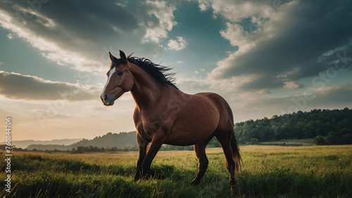 horse in nature