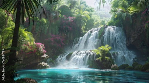 Majestic waterfalls hidden in the jungle