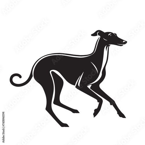 Retro Greyhound Silhouette Collection  Classic Greyhound Silhouette Art  Vintage Greyhound Silhouette Illustration   Black and White Greyhound Collection  Stylish Retro Greyhound Silhouette Artwork