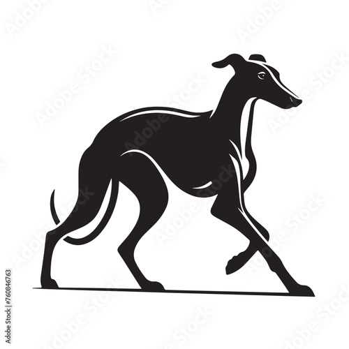 Retro Greyhound Silhouette Collection  Classic Greyhound Silhouette Art  Vintage Greyhound Silhouette Illustration   Black and White Greyhound Collection  Stylish Retro Greyhound Silhouette Artwork