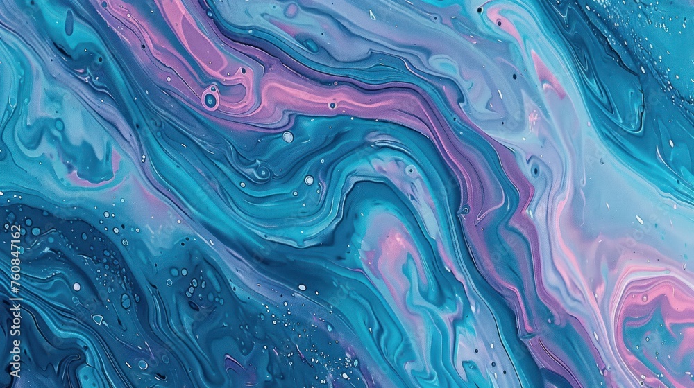 an abstract painting with blue, pink, and purple swirls and drops of water on the bottom of the image. an abstract painting with blue, pink, and purple swirls and drops of water on the bottom of the image.