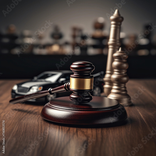 gavel and book