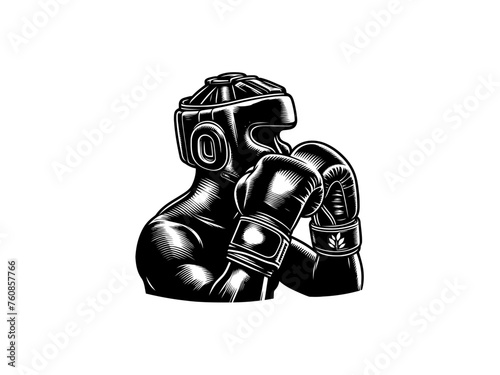 Dynamic Boxing: Boxing Vector Illustration for Athletic Designs and Powerful Imagery