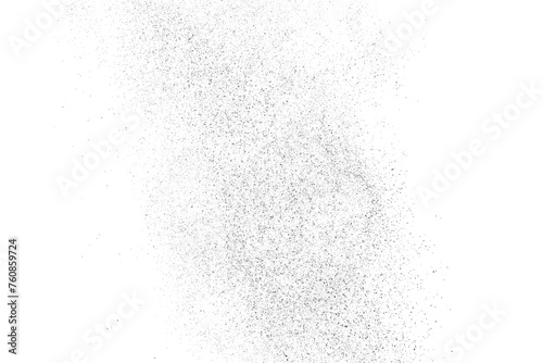 Black texture on white. Worn effect backdrop. Old paper overlay. Grunge background. Abstract pattern. Vector illustration, eps 10 