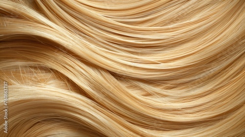 Beautiful blonde hair texture backdrop showcasing healthy  smooth  and lustrous strands