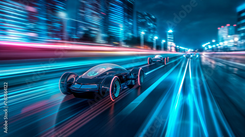 High-Speed Futuristic Vehicle © Maestro