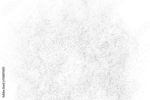 Black texture on white. Worn effect backdrop. Old paper overlay. Grunge background. Abstract pattern. Vector illustration, eps 10	