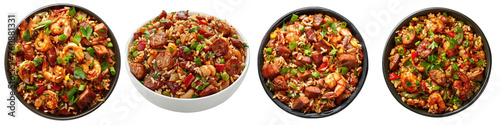 Jambalaya Hyperrealistic Highly Detailed Isolated On Transparent Background Png File