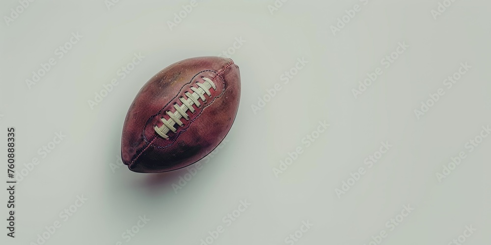 ball for playing American football. space for text ball for playing American football. space for text