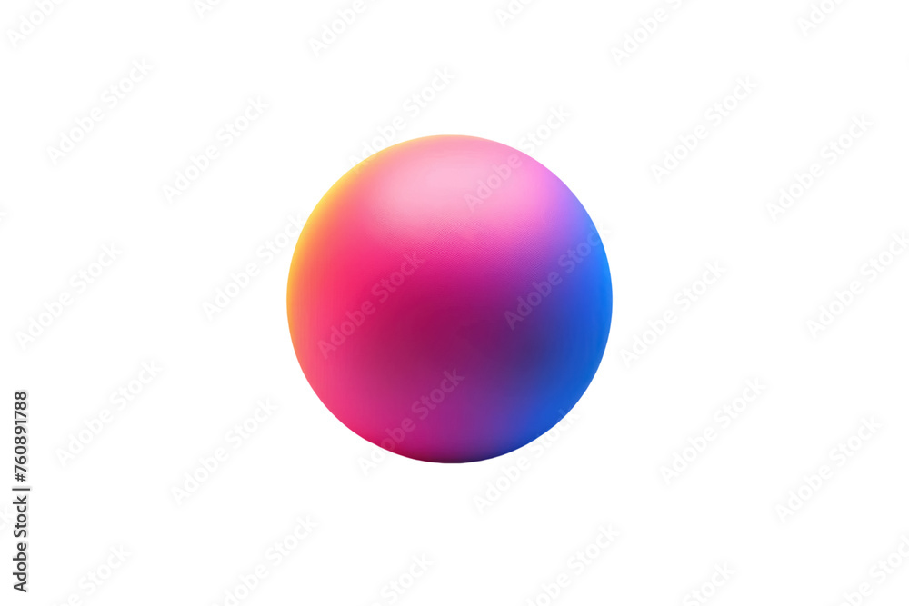 gradient color sphere elegance isolated on transparent background