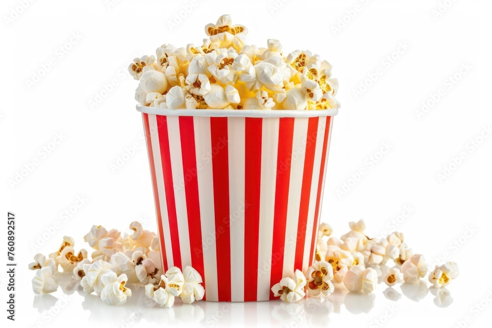 a Popcorn isolated on solid white background