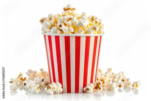a Popcorn isolated on solid white background