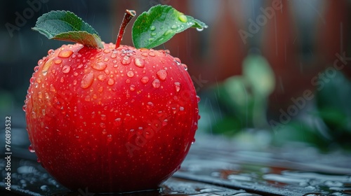 Basket Filled With Red Apples