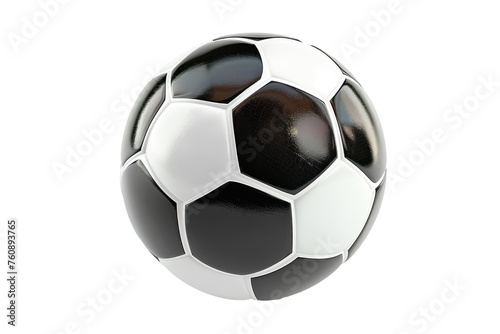 classic soccer ball isolated on transparent background