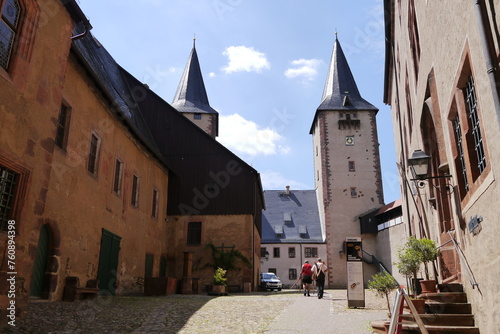 Schlosshof Burg bzw Schloss Rocklitz photo