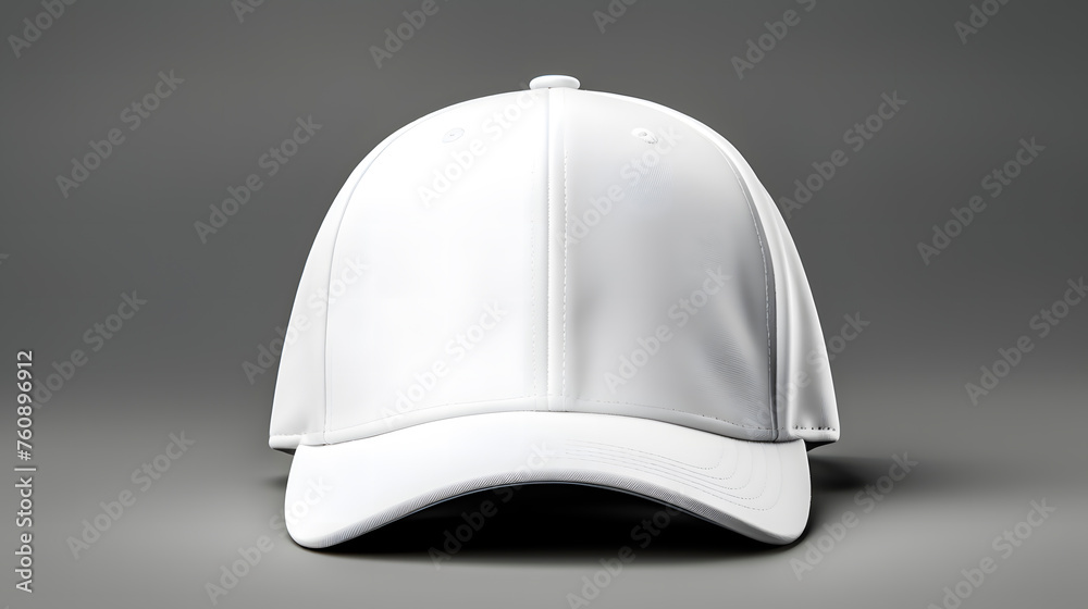 white cap on color background white cap on color background