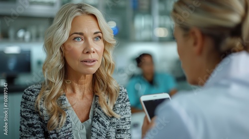 Women Talking in Hospital
