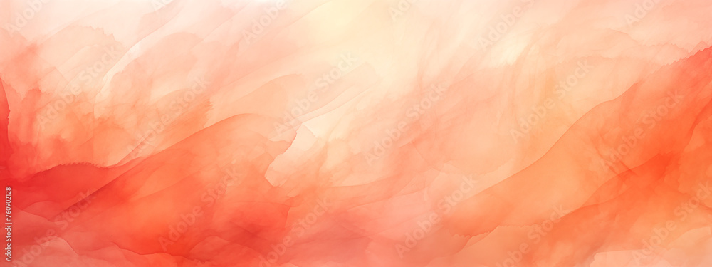 Soft Peach Watercolor Wash Background
