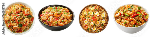 Pancit  Hyperrealistic Highly Detailed Isolated On Transparent Background Png File