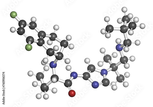 Nirogacestat cancer drug molecule.